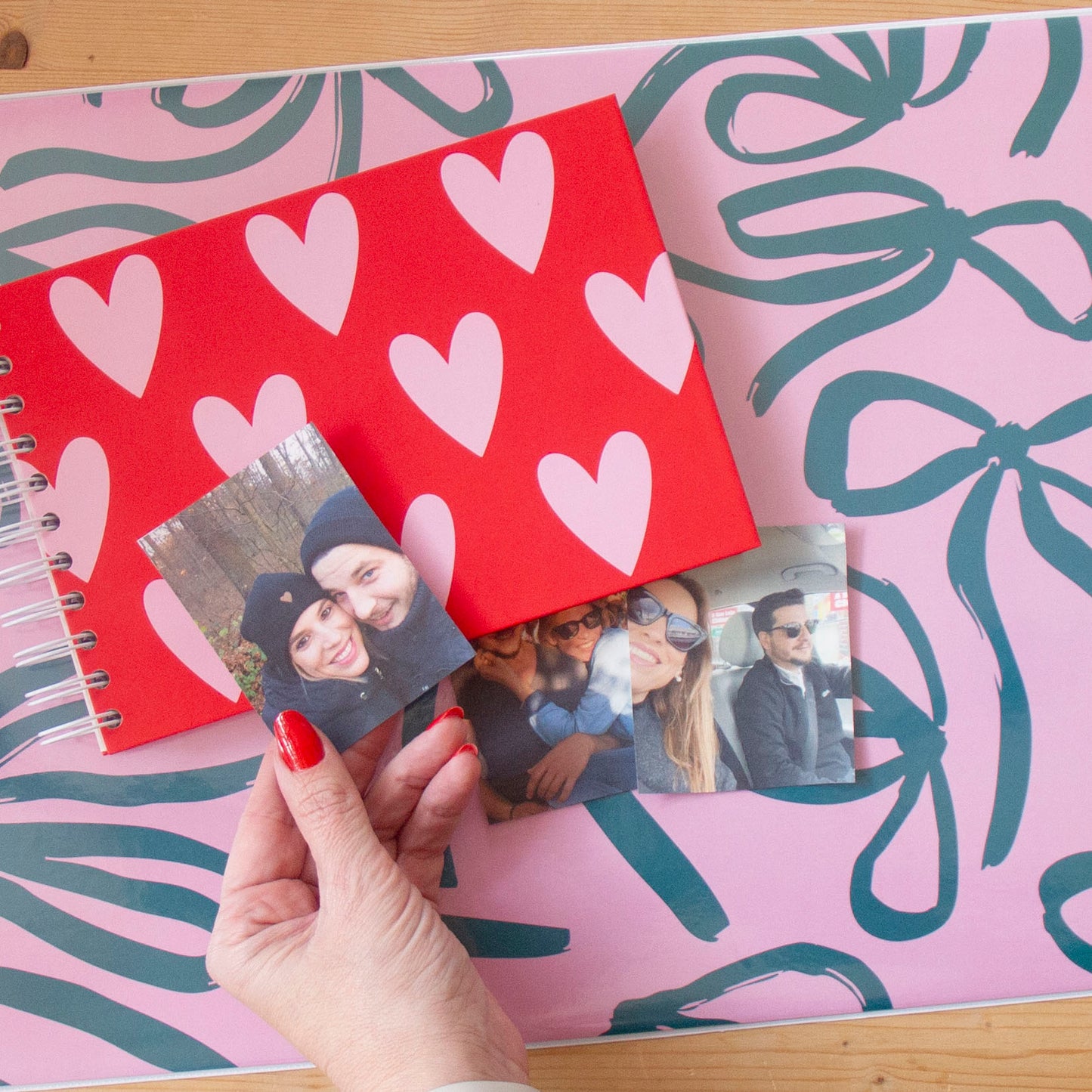 Álbum A5 argolas VALENTINE LAÇO