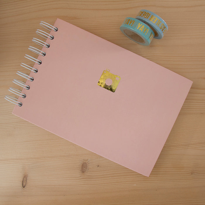 Álbum A5 argolas Nude Pink