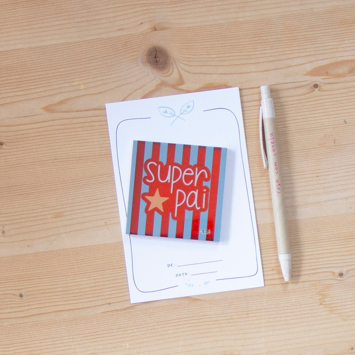 Azulejo Íman 7 x 7 cm SUPER PAI