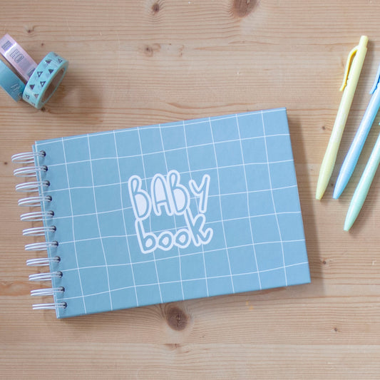Baby Book A5 Blue