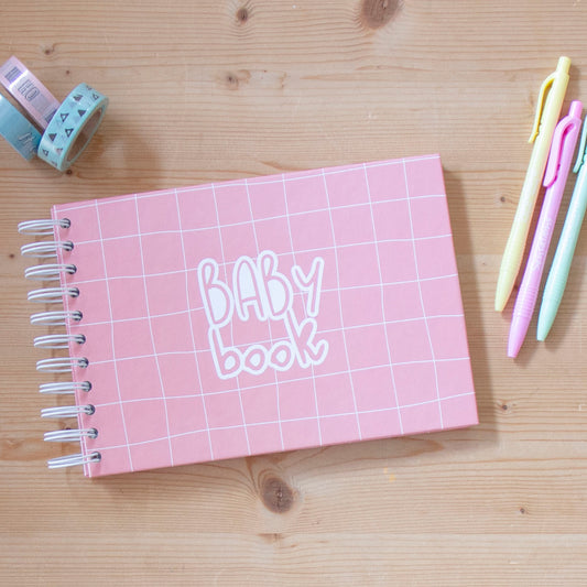Baby Book A5 Pink