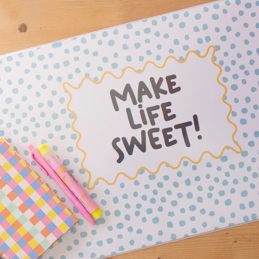 Base de Secretária MAKE LIFE SWEET