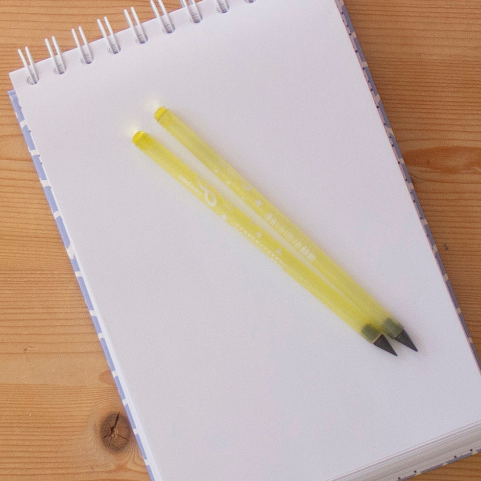 Kit 2 Lápis Infinito Newpen Diamante Amarelo