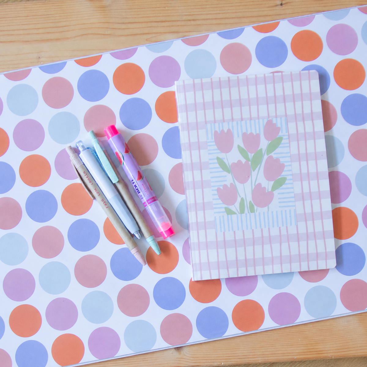 Base de Secretária ESSENCE COLOR DOTS