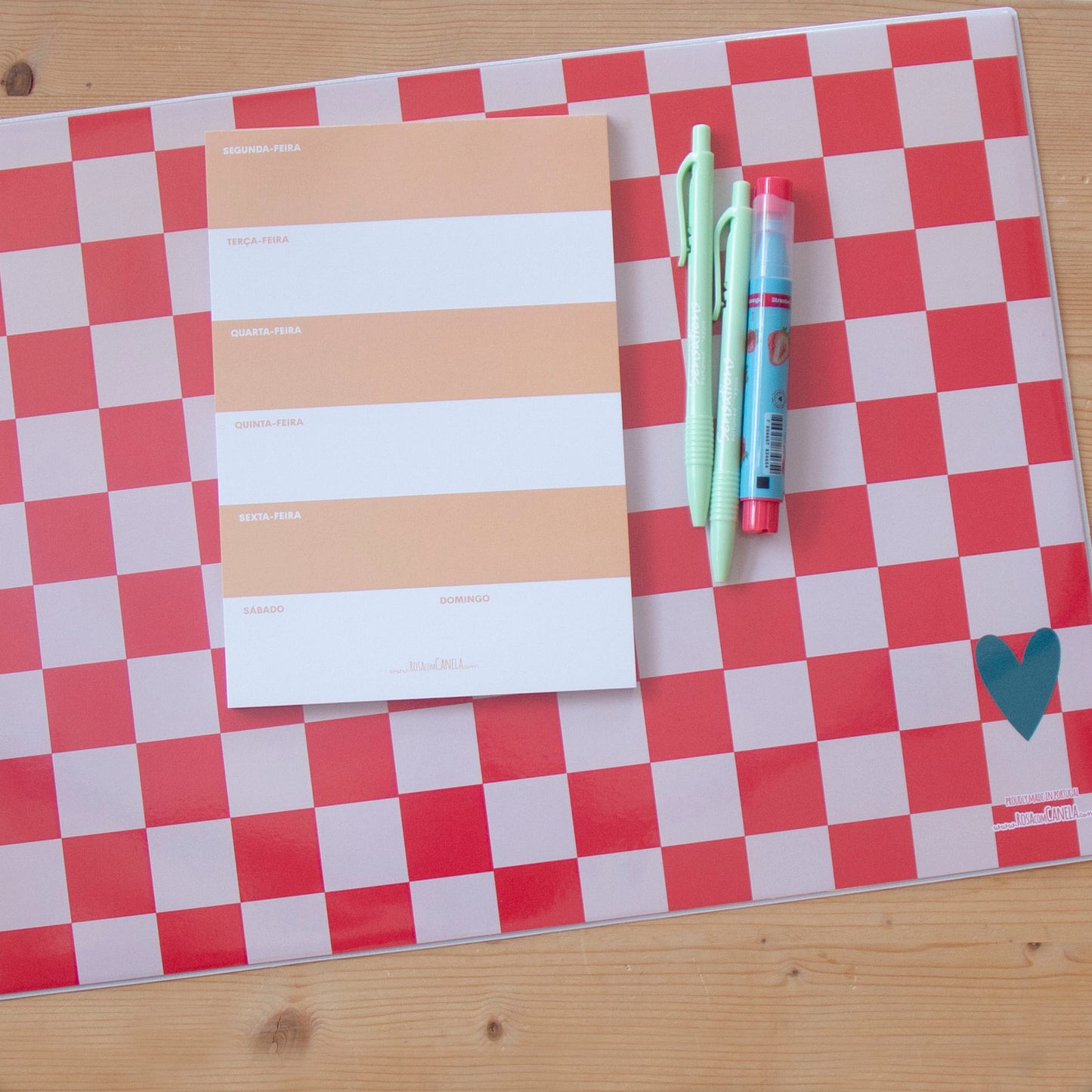 Base de Secretária VALENTINE RED