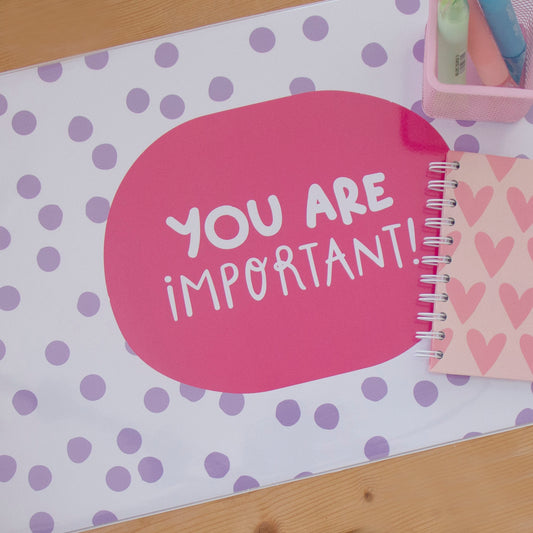 Base de Secretária DOTS LAVANDA