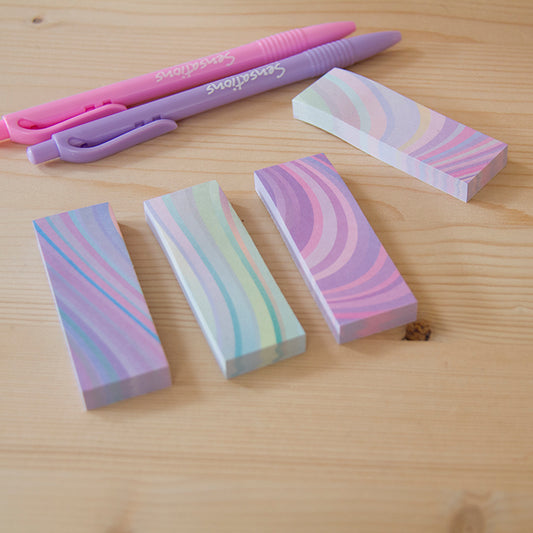 Kit 4 Sticky Notes 25x74mm Rainbow