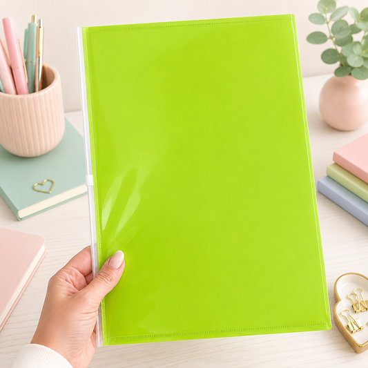 Bolsa Envelope A4 com fecho VERDE