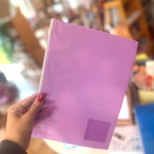 Bolsa Envelope B5 com fecho LILÁS