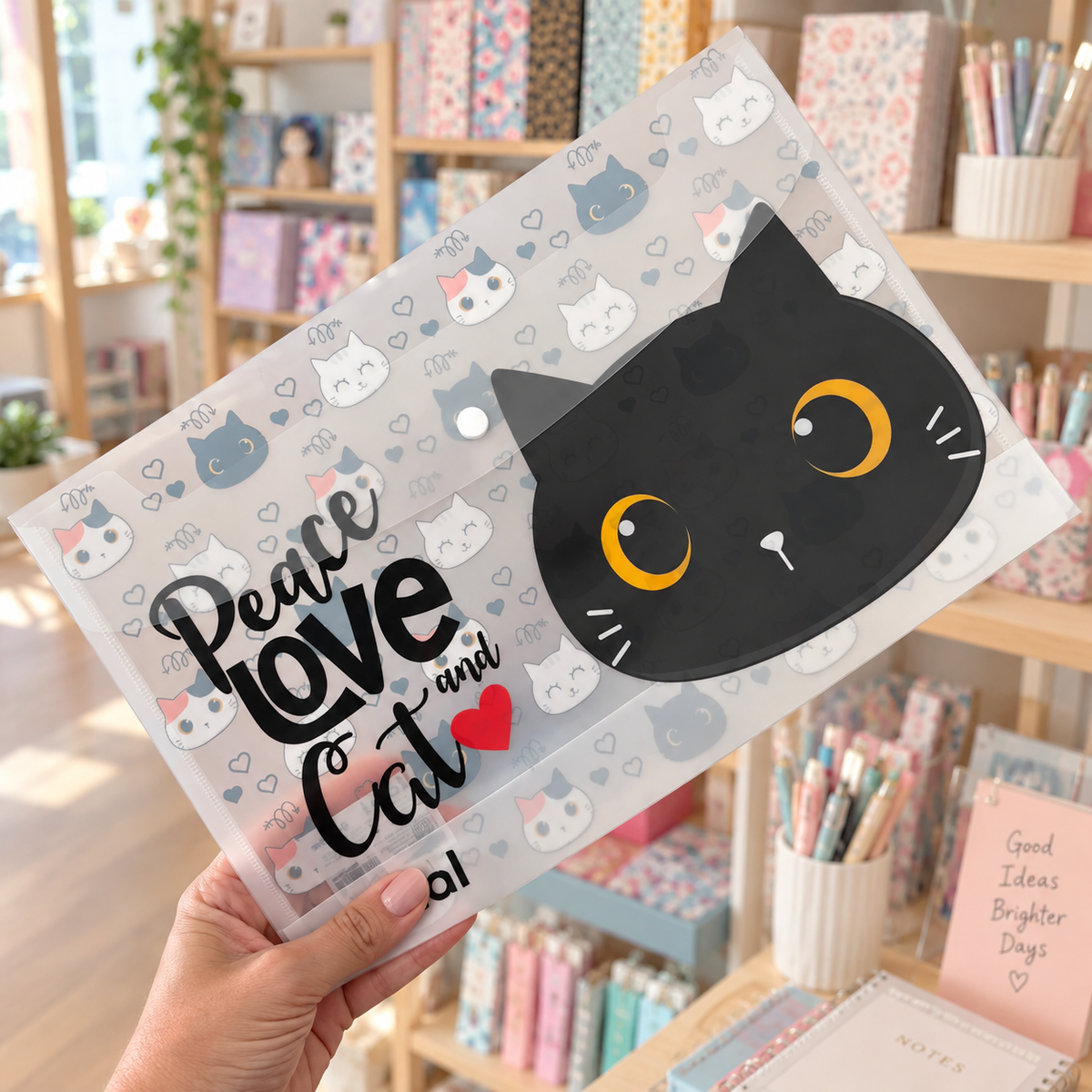Bolsa Envelope A4 com mola GATO