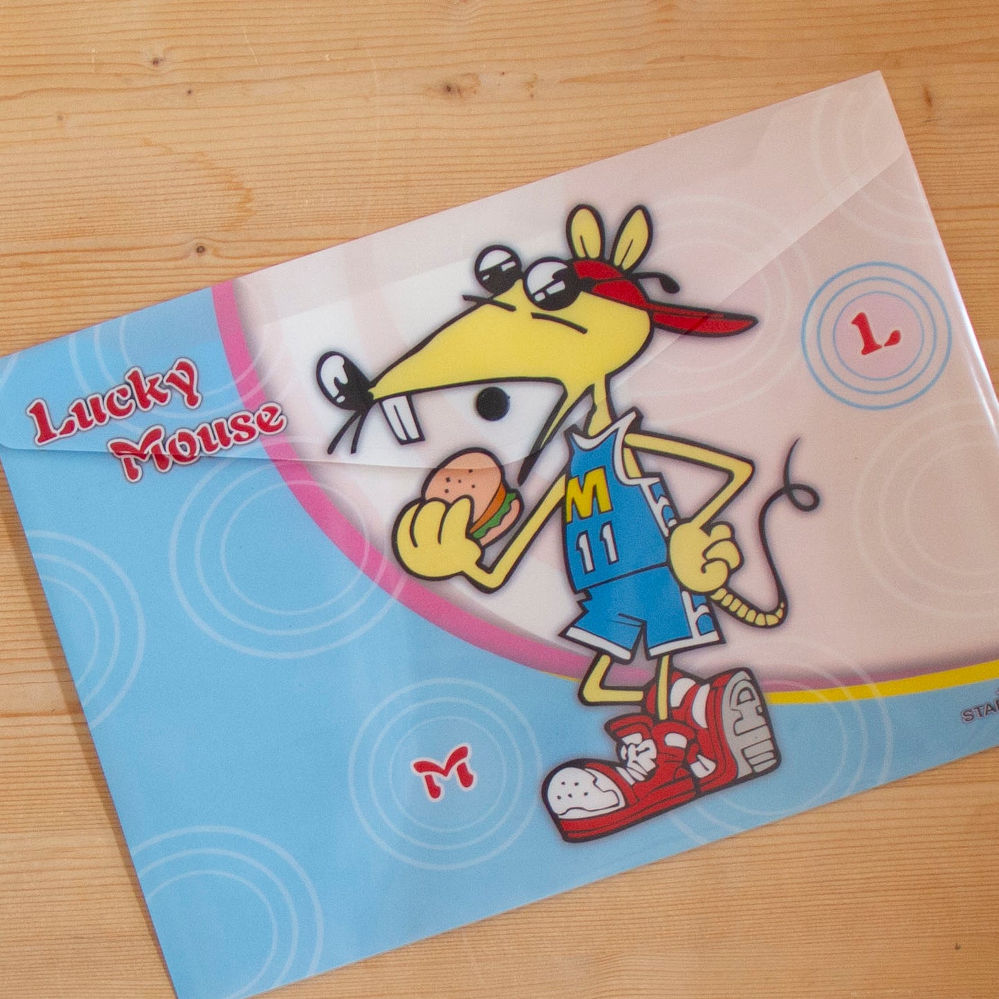 Bolsa Envelope A4 com mola Desenho Ratinho