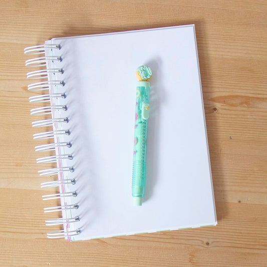 Borracha em Caneta Donut Verde