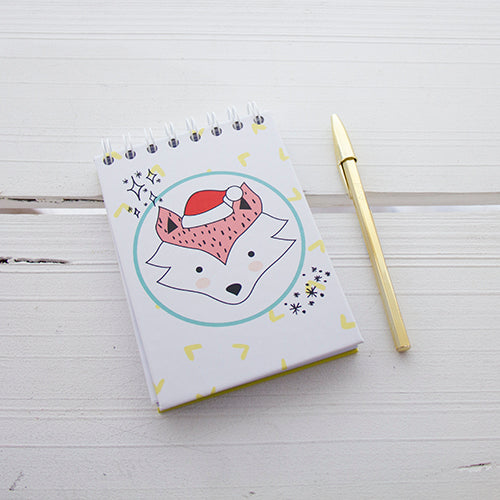 Caderno A6 Argolas Topo Capa Dura FOX