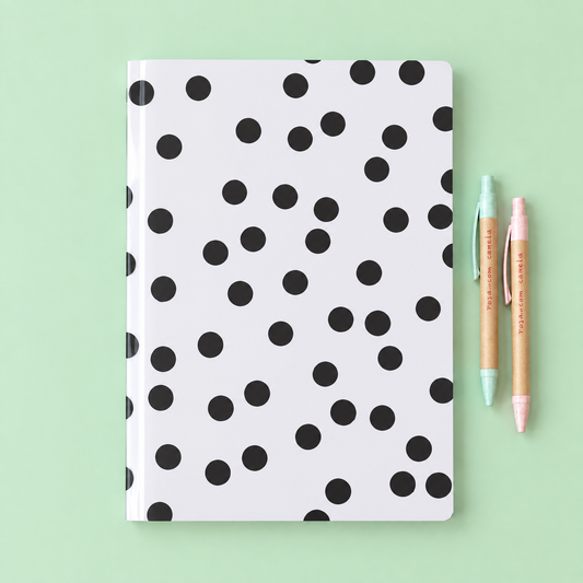 Caderno Agrafado A4 PET Pautado CLASSIC DOTS