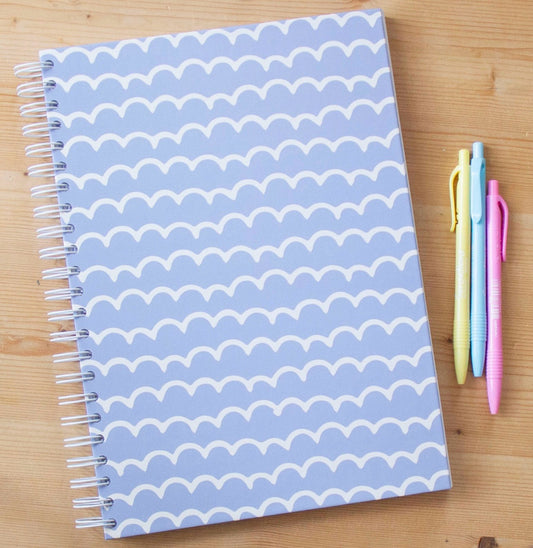 Caderno A4 Capa Dura Pautado (100 FL) OCEAN