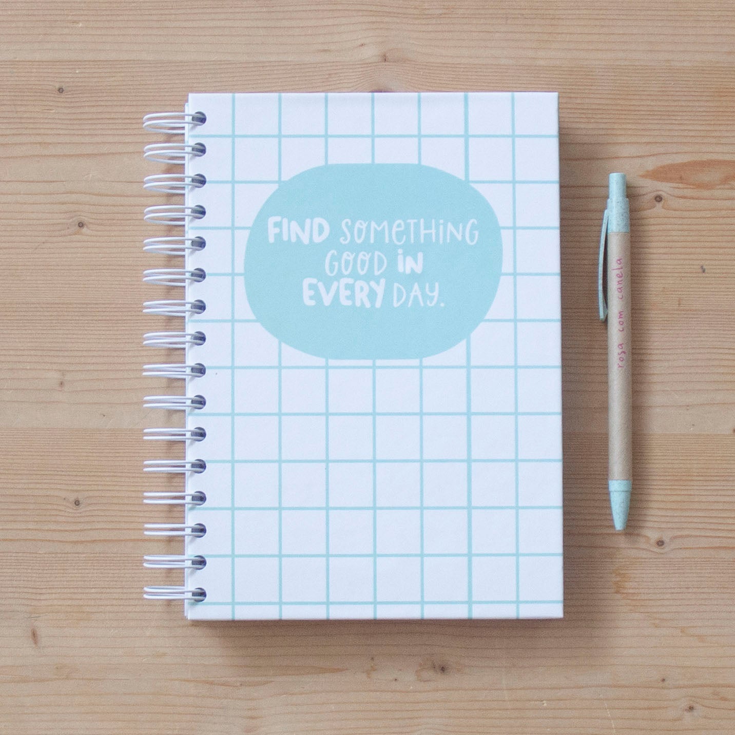 Caderno A5 Argolas (LISO) MINT