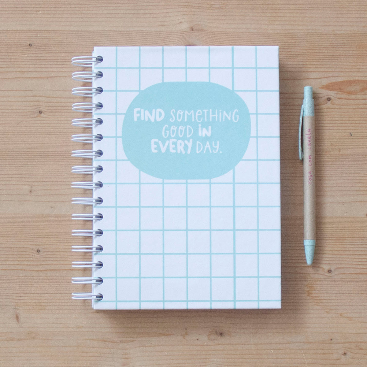 Caderno A5 Argolas 100 FL (PAUTADO) MINT (find something good)