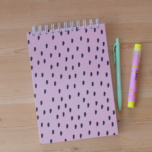 Caderno A5 Argolas Topo Capa Dura CLASSIC PINK