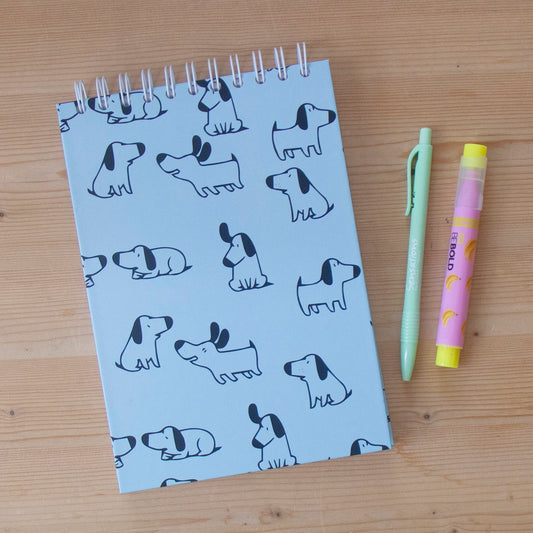 Caderno A5 Argolas Topo Capa Dura DOGS