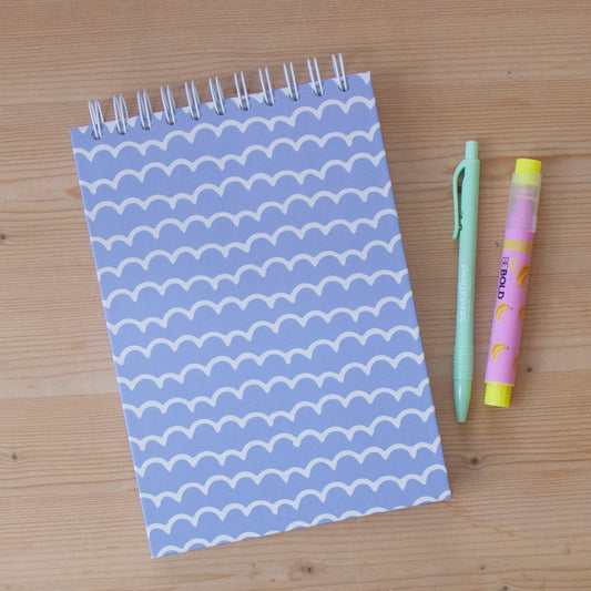Caderno A5 Argolas Topo Capa Dura OCEAN