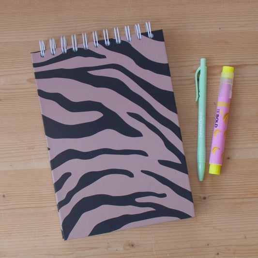 Caderno A5 Argolas Topo Capa Dura ZEBRA