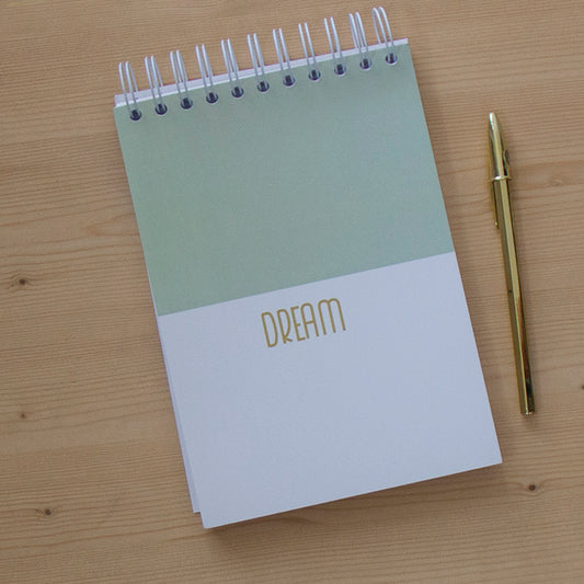 Caderno A5 Argolas Topo Capa Mole DREAM