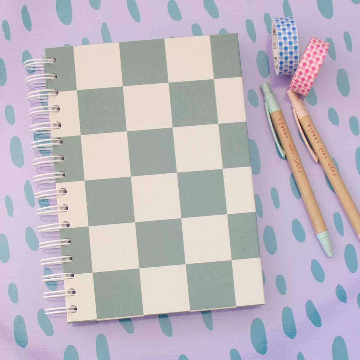 Caderno A5 Argolas (LISO) COOL BOY GREEN