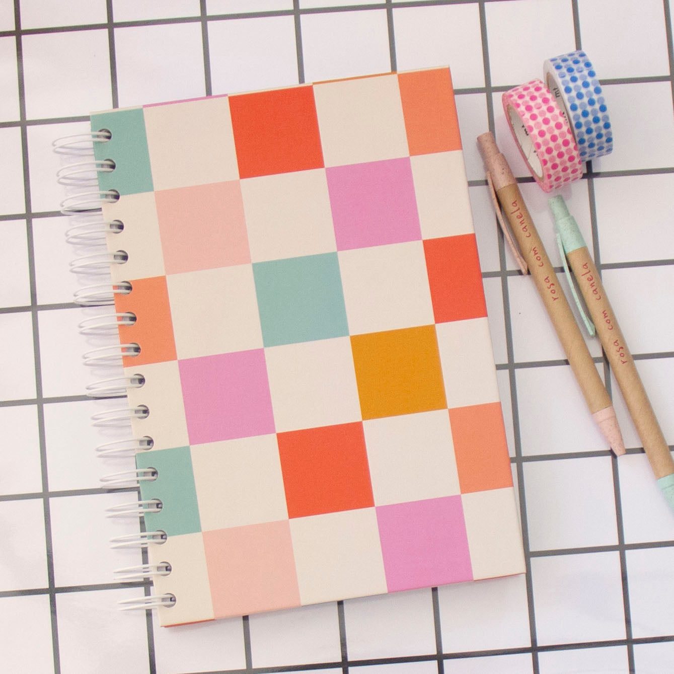 Caderno A5 Argolas (LISO) ESSENCE COLORS
