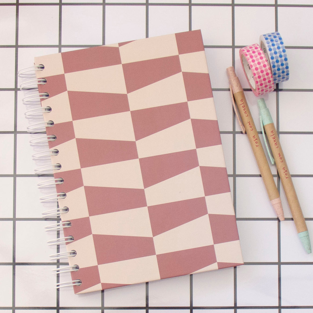 Caderno A5 Argolas (LISO) SOFT GRAPHIC