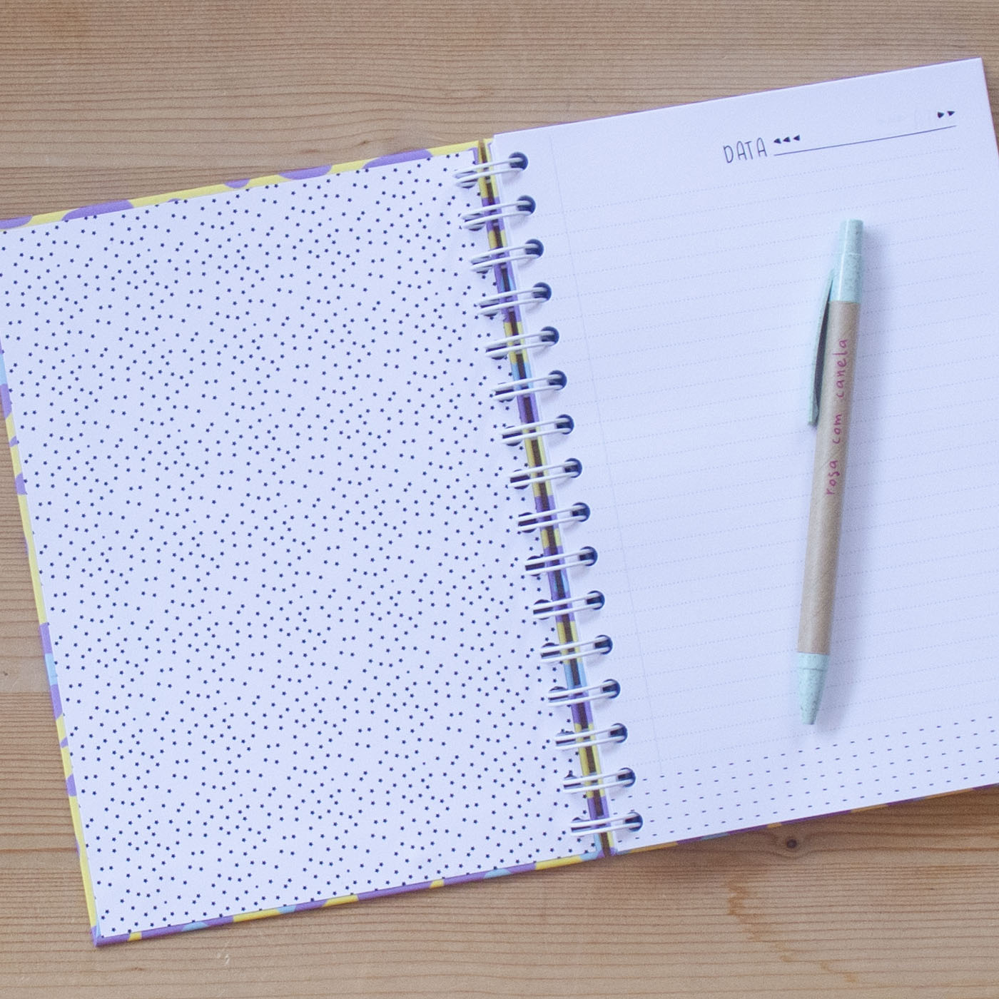 Caderno A5 Argolas 100 FL (PAUTADO) CLASSIC DOTS