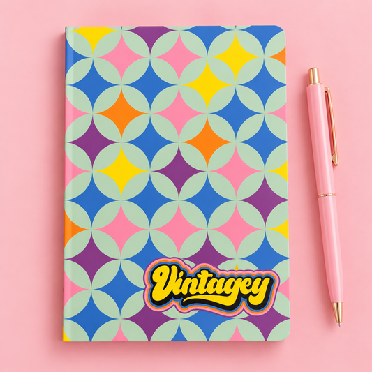 Caderno Agrafado A5 PAUTADO Vintagey (Ancor)