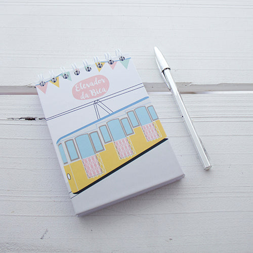 Caderno A6 Argolas Topo (LISO) CASA DA MÚSICA