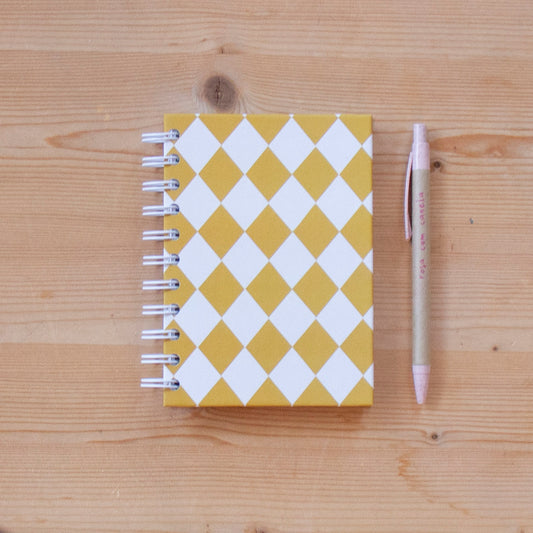Caderno A6 Argolas 100 FL (PAUTADO) CLASSIC YELLOW