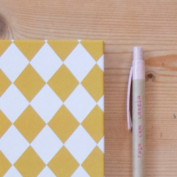 Caderno A6 Argolas 100 FL (PAUTADO) CLASSIC YELLOW