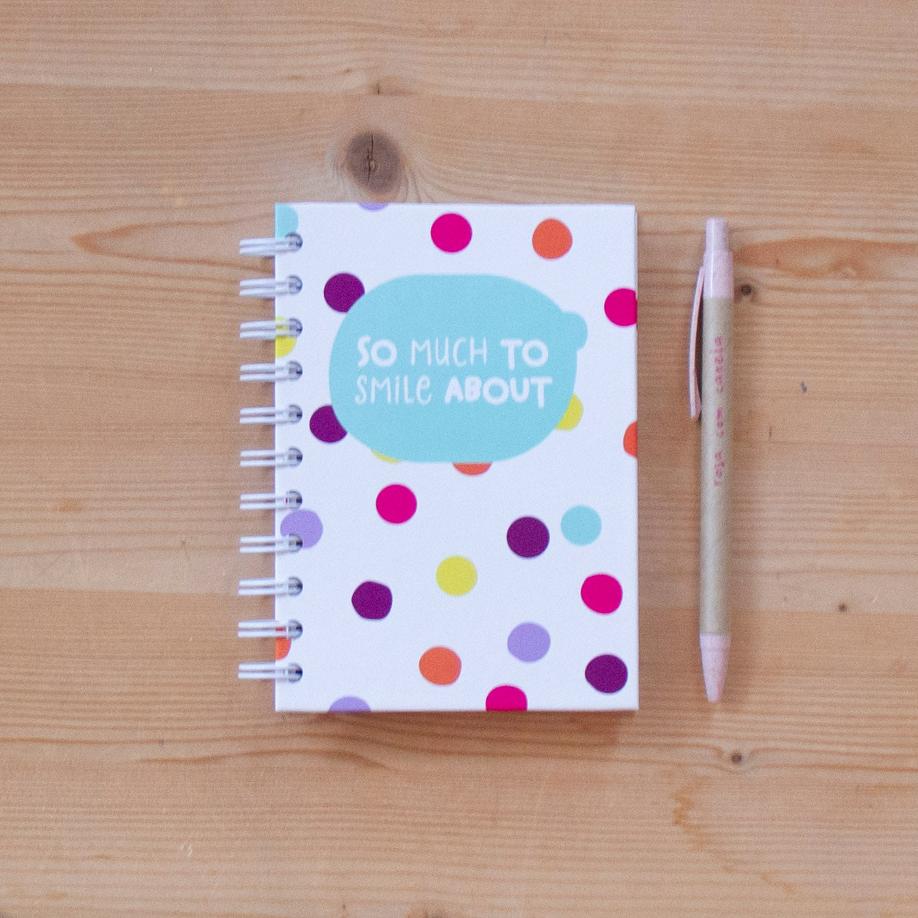 Caderno A6 Argolas 100 FL (PAUTADO) COLOR DOTS