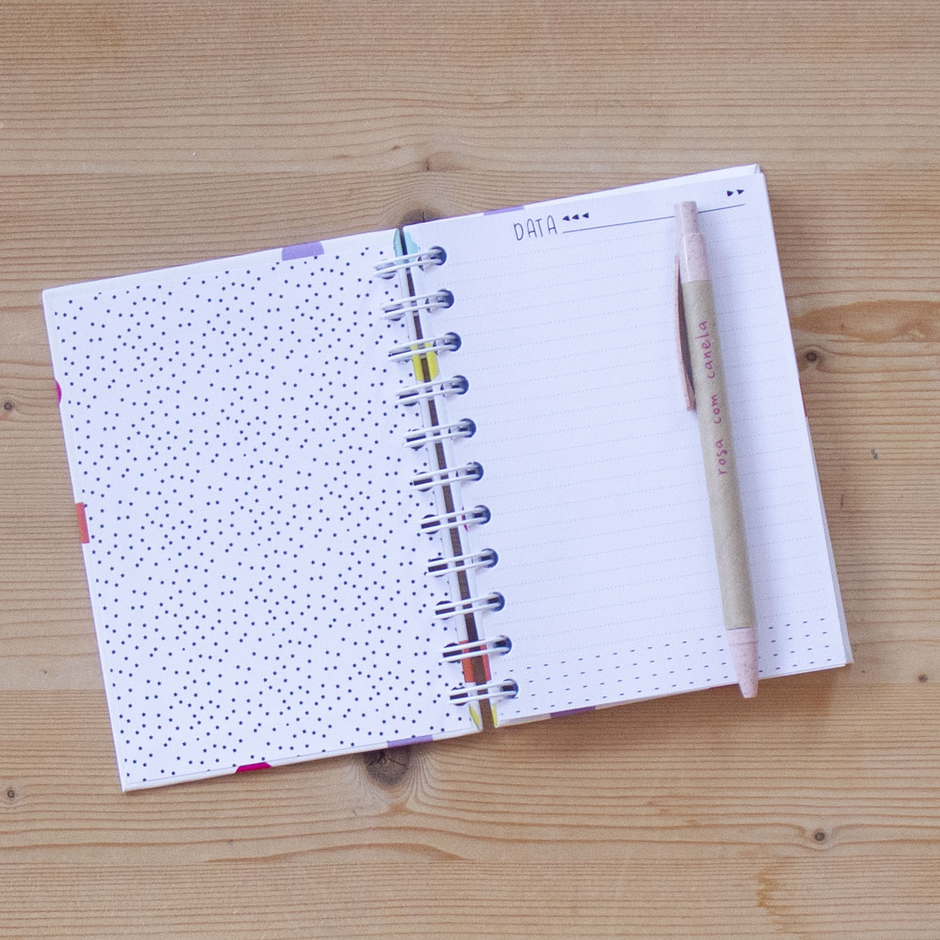 Caderno A6 Argolas 100 FL (PAUTADO) CLASSIC DOTS