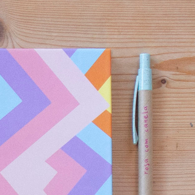 Caderno A6 Argolas 100 FL (PAUTADO) PASTEL GRAPHIC