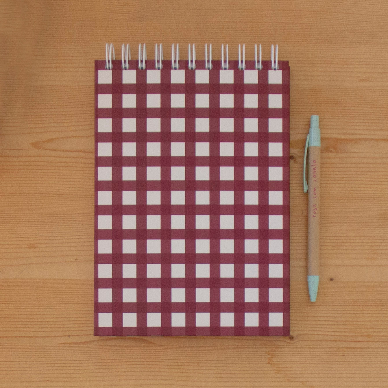 Caderno A5 Argolas Topo (LISO) CLASSIC BURGUNDY