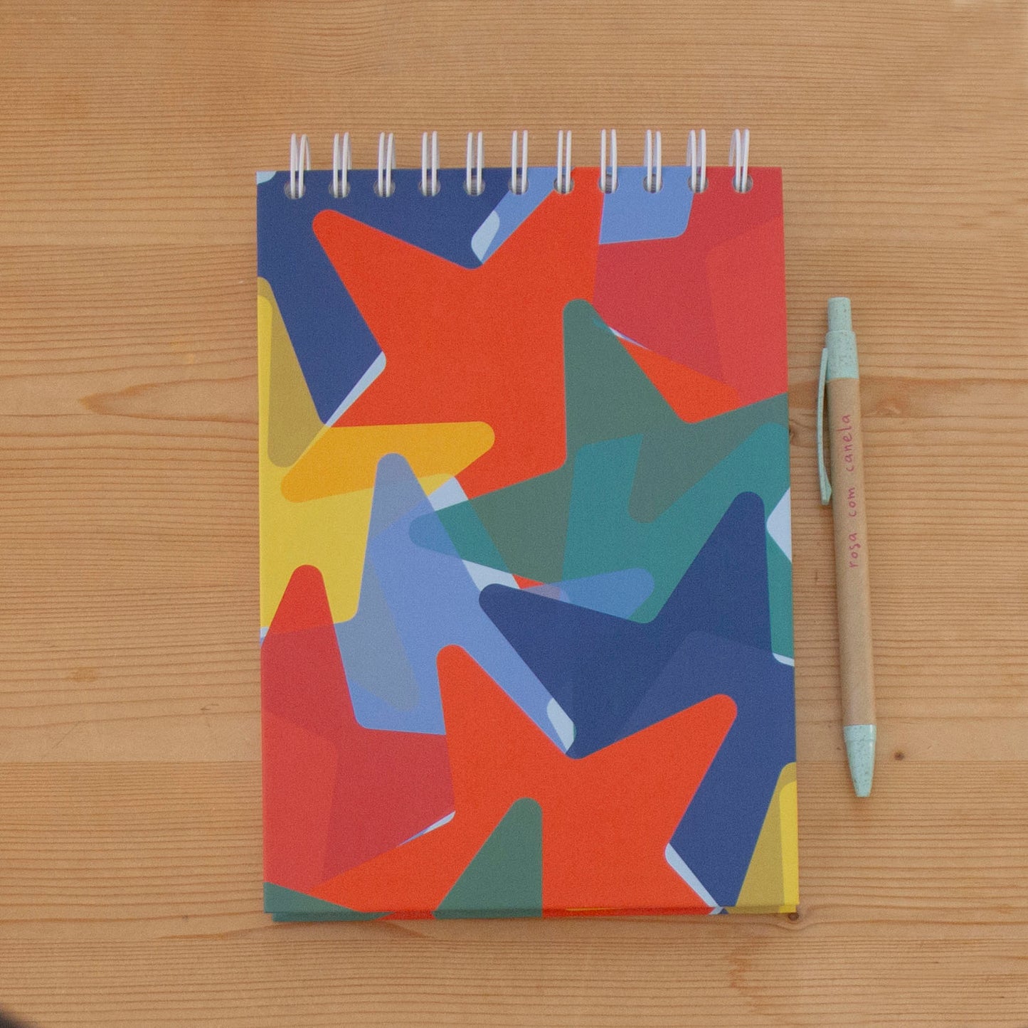 Caderno A5 Argolas Topo (LISO) BOY STARS