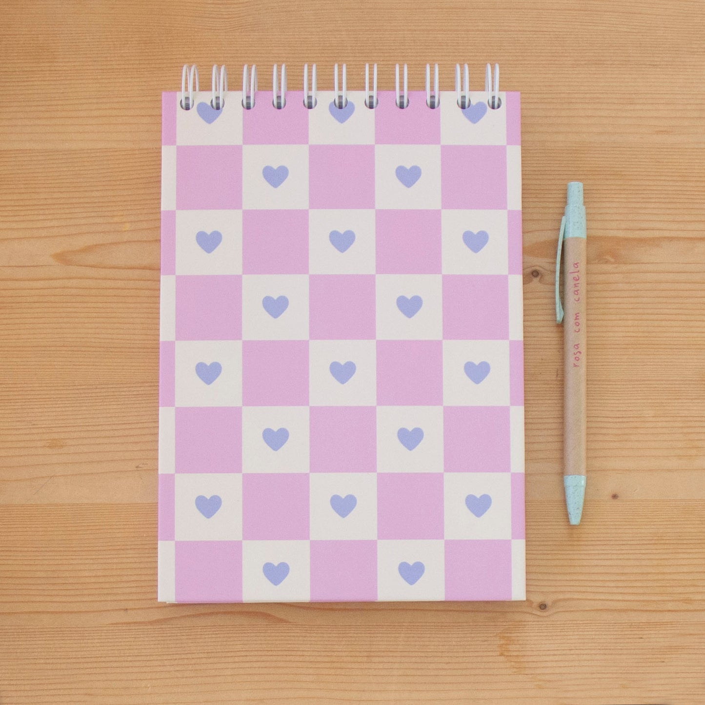 Caderno A5 Argolas Topo (LISO) COOL HEARTS