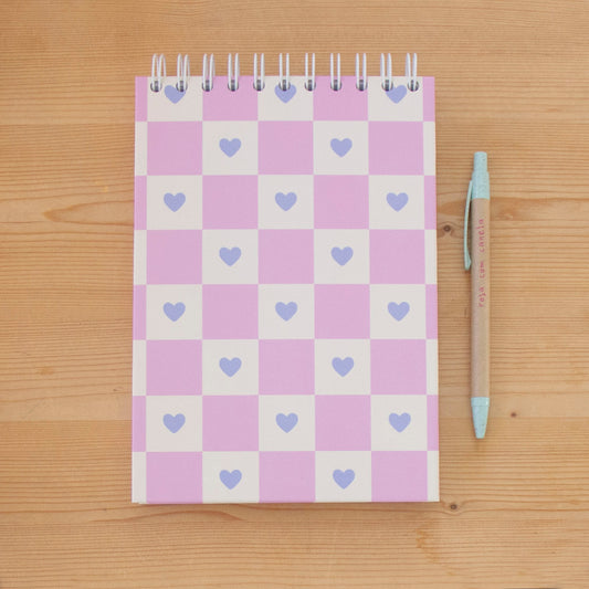 Caderno A5 Argolas Topo (LISO) COOL HEARTS