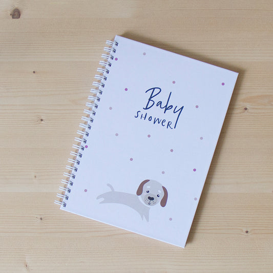 Caderno Baby Shower Dog Pink