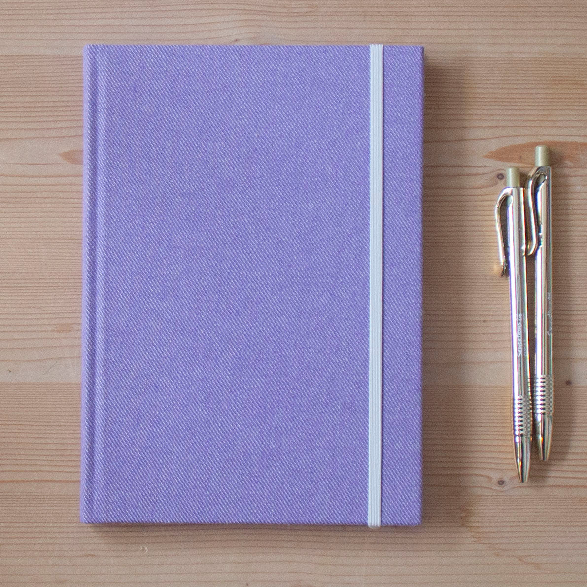 Caderno A5 tecido CLASSIC LAVANDA