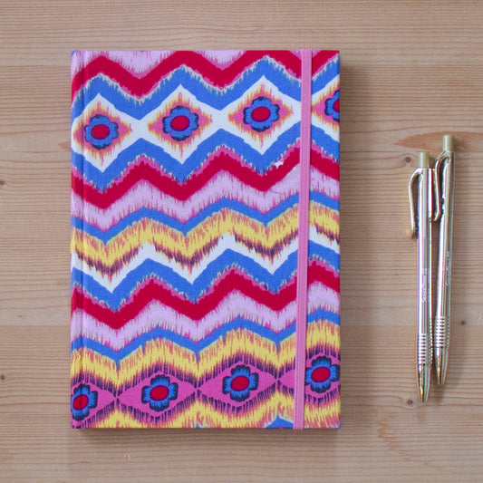 Caderno A5 tecido TRIBAL