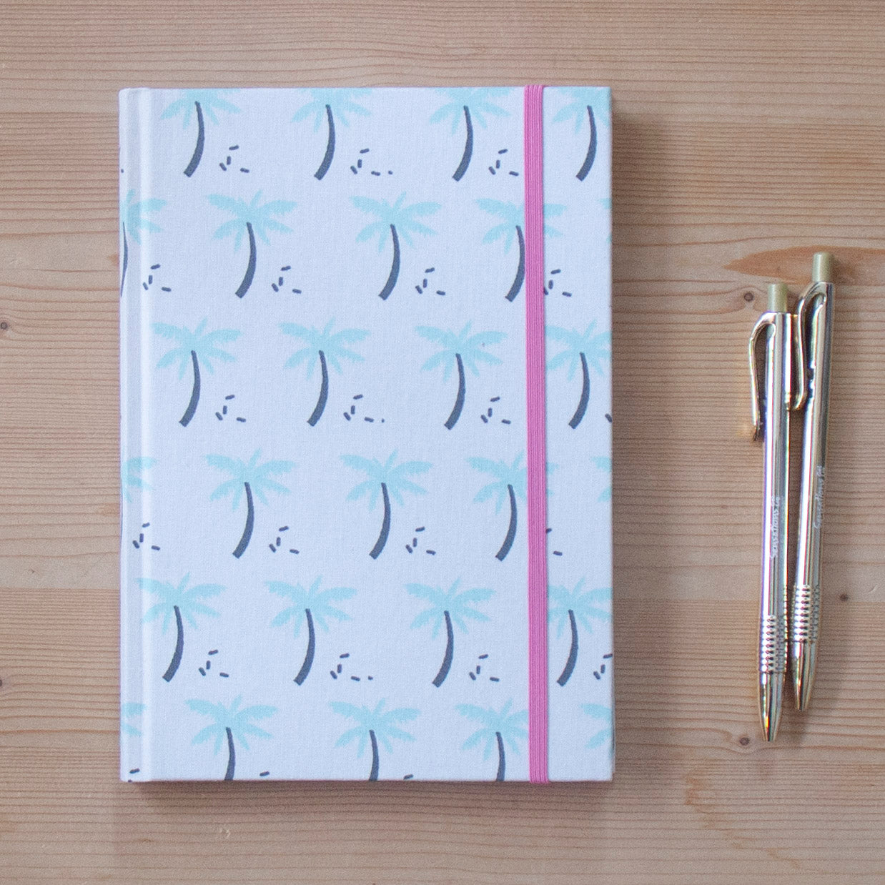 Caderno A5 tecido TROPICAL PASTEL