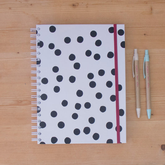 Caderno 17 x 24,5 cm (PAUTADO) CLASSIC DOTS