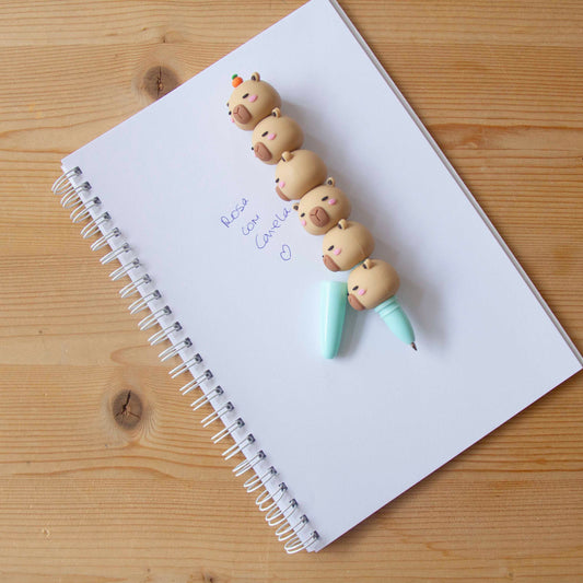 Caneta Spinning Capivara