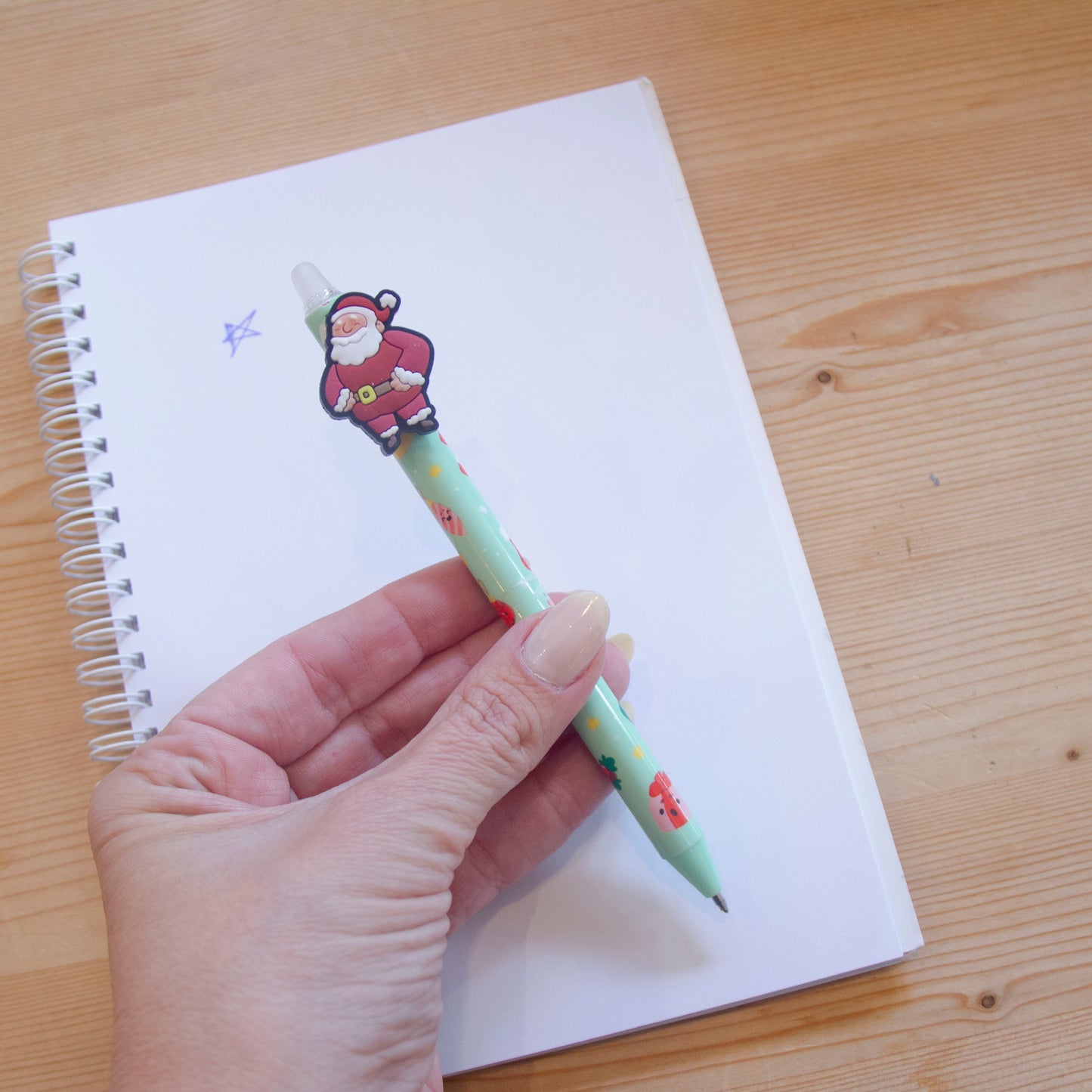 Kit 4 Canetas Apagáveis Natal