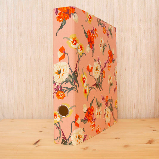 Capa de Arquivo A4 Fina tecido Flores 951
