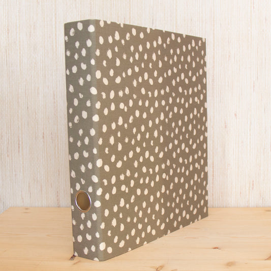 Capa de Arquivo A4 Fina tecido Dots Green
